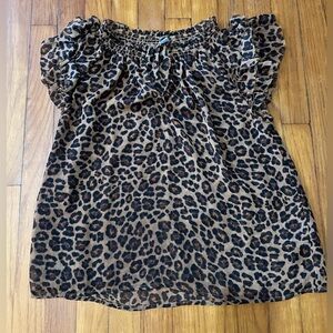 Old Navy short ruffle sleeve shirt